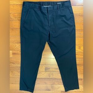 Bonobos Tuesday Pants Black Men’s 38x32 Slim Taper Stretch Chino Casual Office